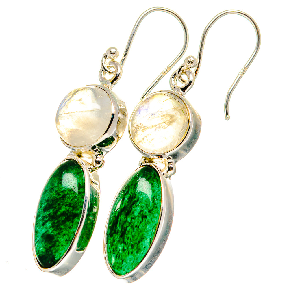 Green Aventurine Earrings handcrafted by Ana Silver Co - EARR421605