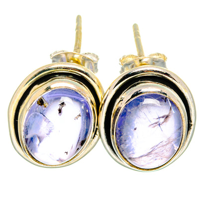 Tanzanite Earrings handcrafted by Ana Silver Co - EARR421624