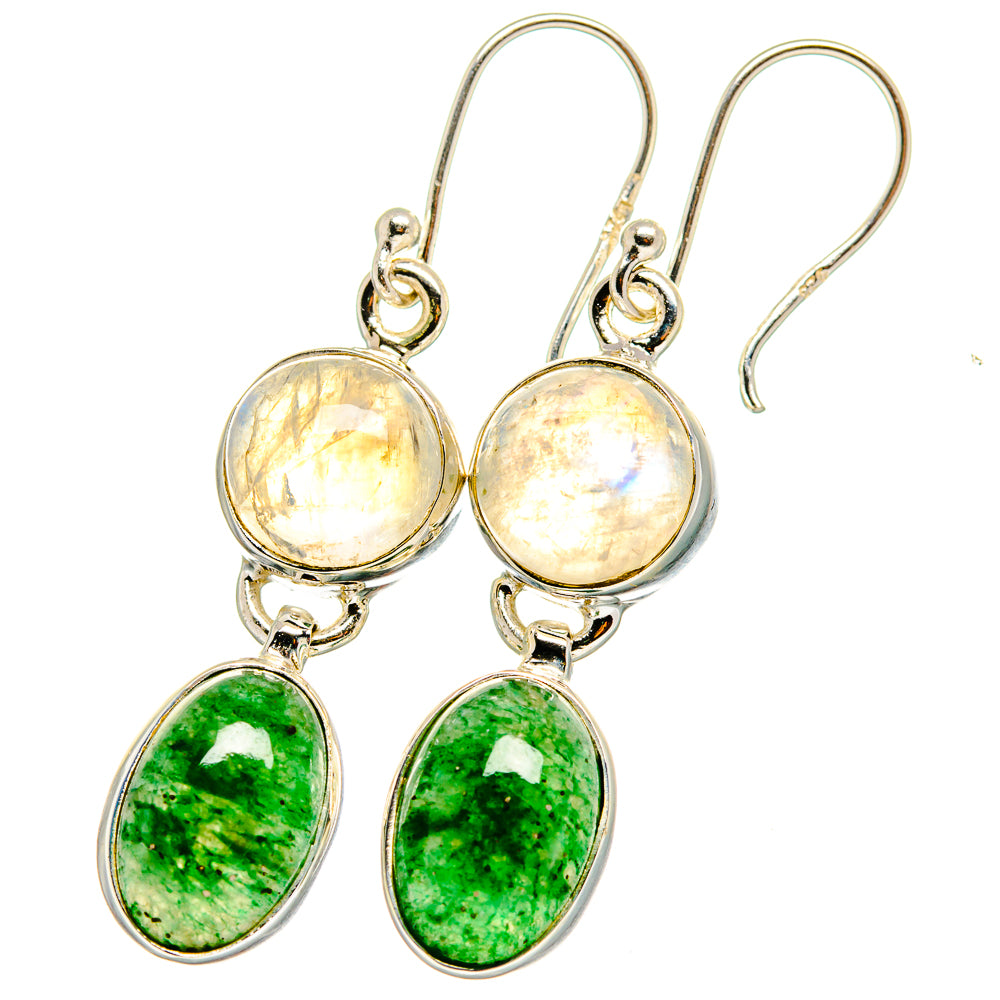 Green Aventurine Earrings handcrafted by Ana Silver Co - EARR421625