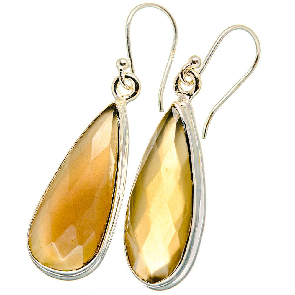 Moonstone Earrings handcrafted by Ana Silver Co - EARR421629