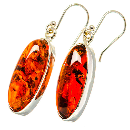 Baltic Amber Earrings handcrafted by Ana Silver Co - EARR421632