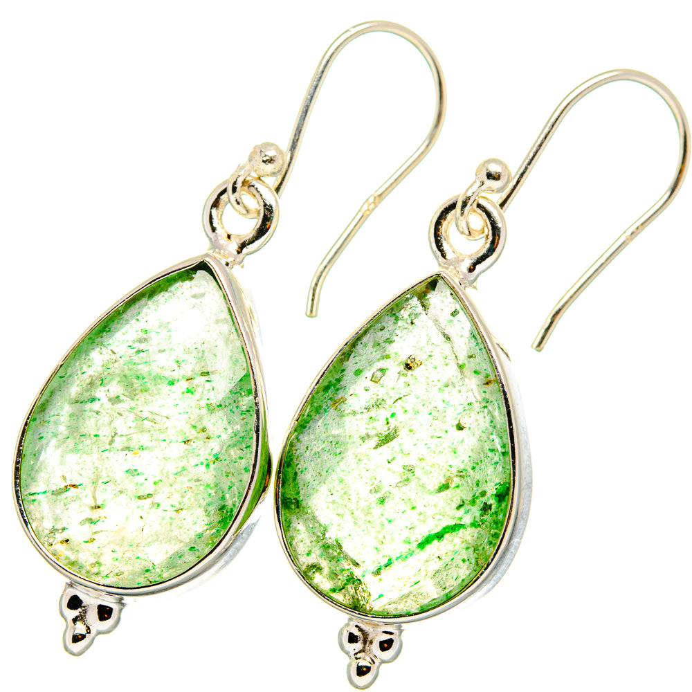Green Aventurine Earrings handcrafted by Ana Silver Co - EARR421633