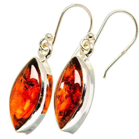 Baltic Amber Earrings handcrafted by Ana Silver Co - EARR421634