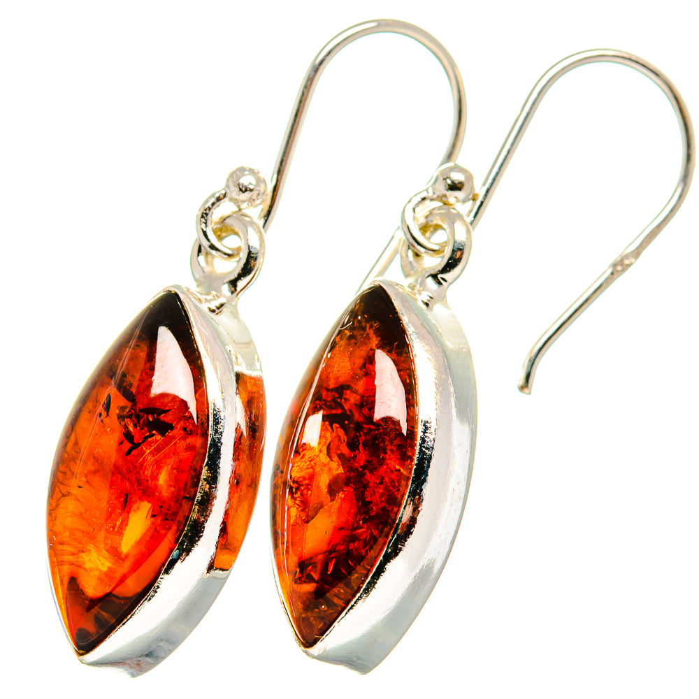 Baltic Amber Earrings handcrafted by Ana Silver Co - EARR421634