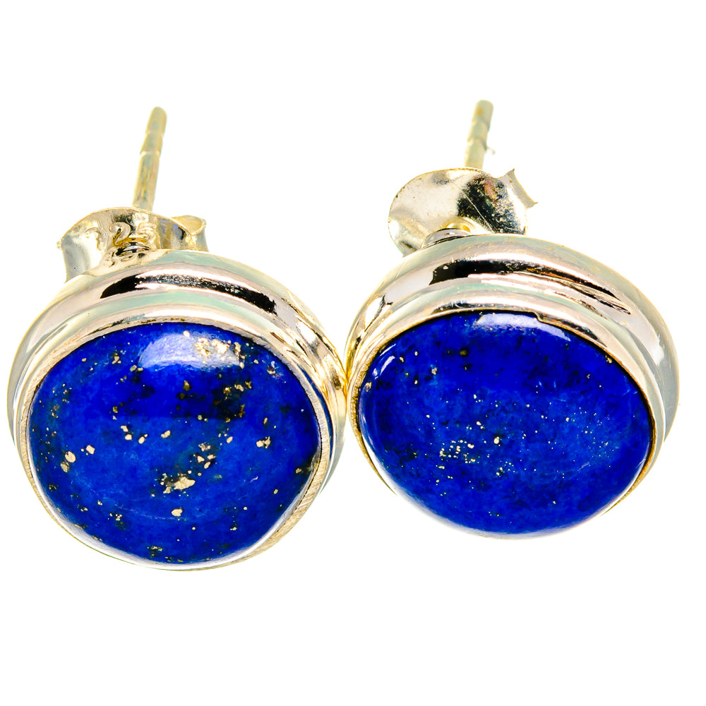 Lapis Lazuli Earrings handcrafted by Ana Silver Co - EARR421637