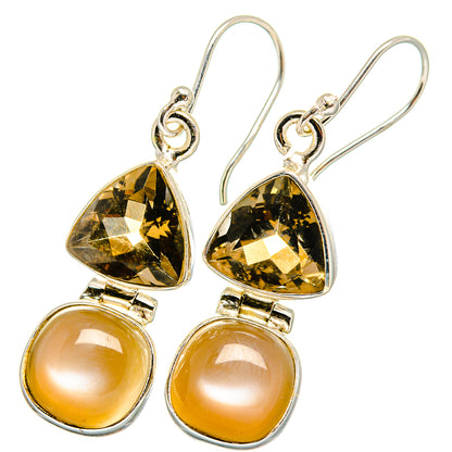 Moonstone Earrings handcrafted by Ana Silver Co - EARR421643