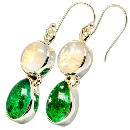 Green Aventurine Earrings handcrafted by Ana Silver Co - EARR421646