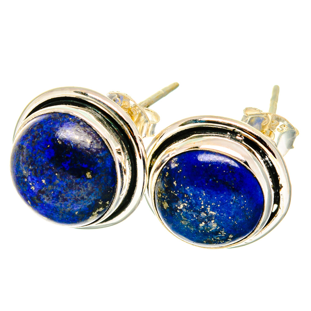 Lapis Lazuli Earrings handcrafted by Ana Silver Co - EARR421665
