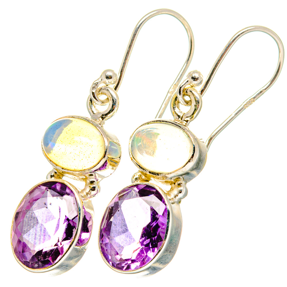 Amethyst Earrings handcrafted by Ana Silver Co - EARR421673