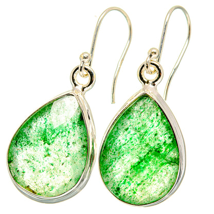 Green Aventurine Earrings handcrafted by Ana Silver Co - EARR421676