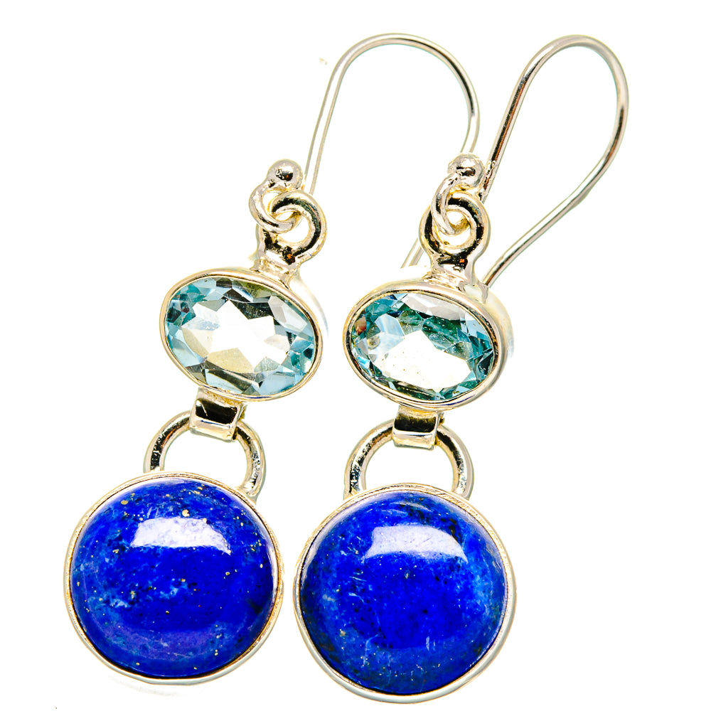 Lapis Lazuli Earrings handcrafted by Ana Silver Co - EARR421691