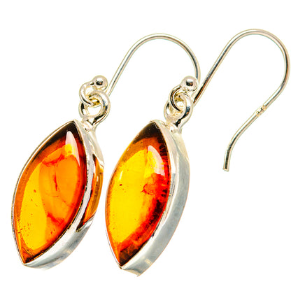 Baltic Amber Earrings handcrafted by Ana Silver Co - EARR421692