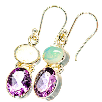 Amethyst Earrings handcrafted by Ana Silver Co - EARR421694