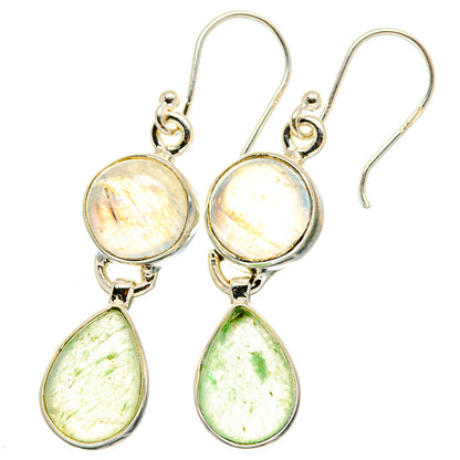Prehnite Earrings handcrafted by Ana Silver Co - EARR421699