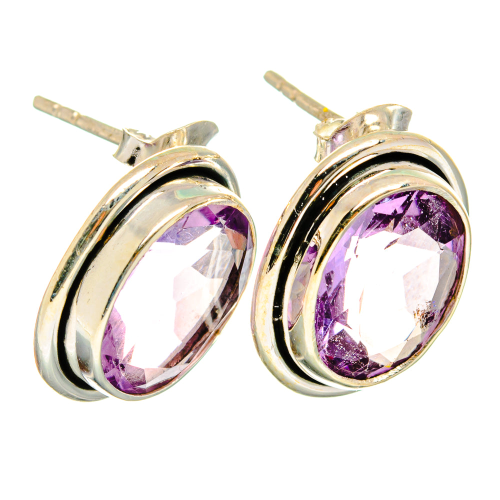 Amethyst Earrings handcrafted by Ana Silver Co - EARR421707