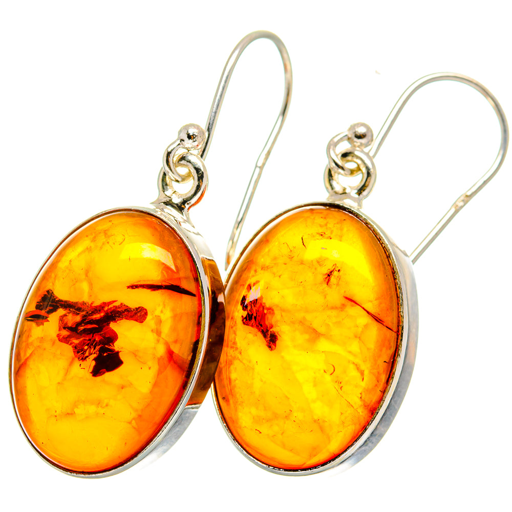 Baltic Amber Earrings handcrafted by Ana Silver Co - EARR421738