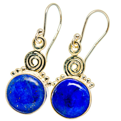 Lapis Lazuli Earrings handcrafted by Ana Silver Co - EARR421748
