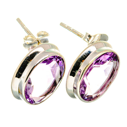 Amethyst Earrings handcrafted by Ana Silver Co - EARR421755
