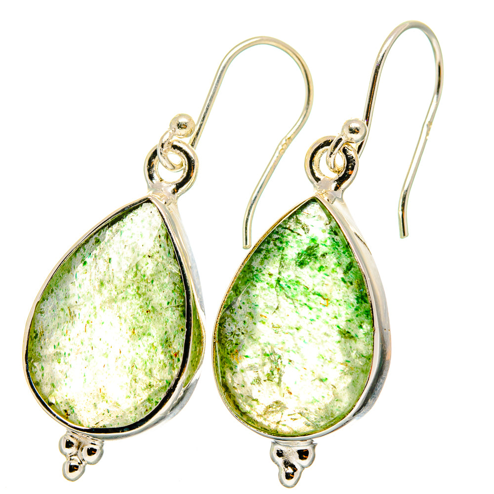 Green Aventurine Earrings handcrafted by Ana Silver Co - EARR421763