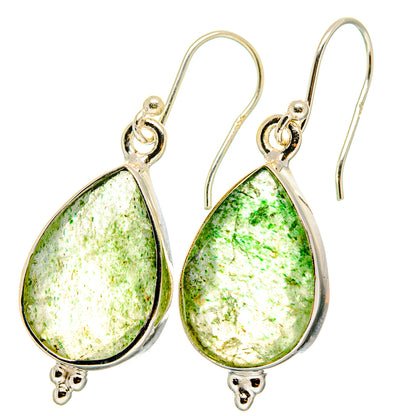 Green Aventurine Earrings handcrafted by Ana Silver Co - EARR421763