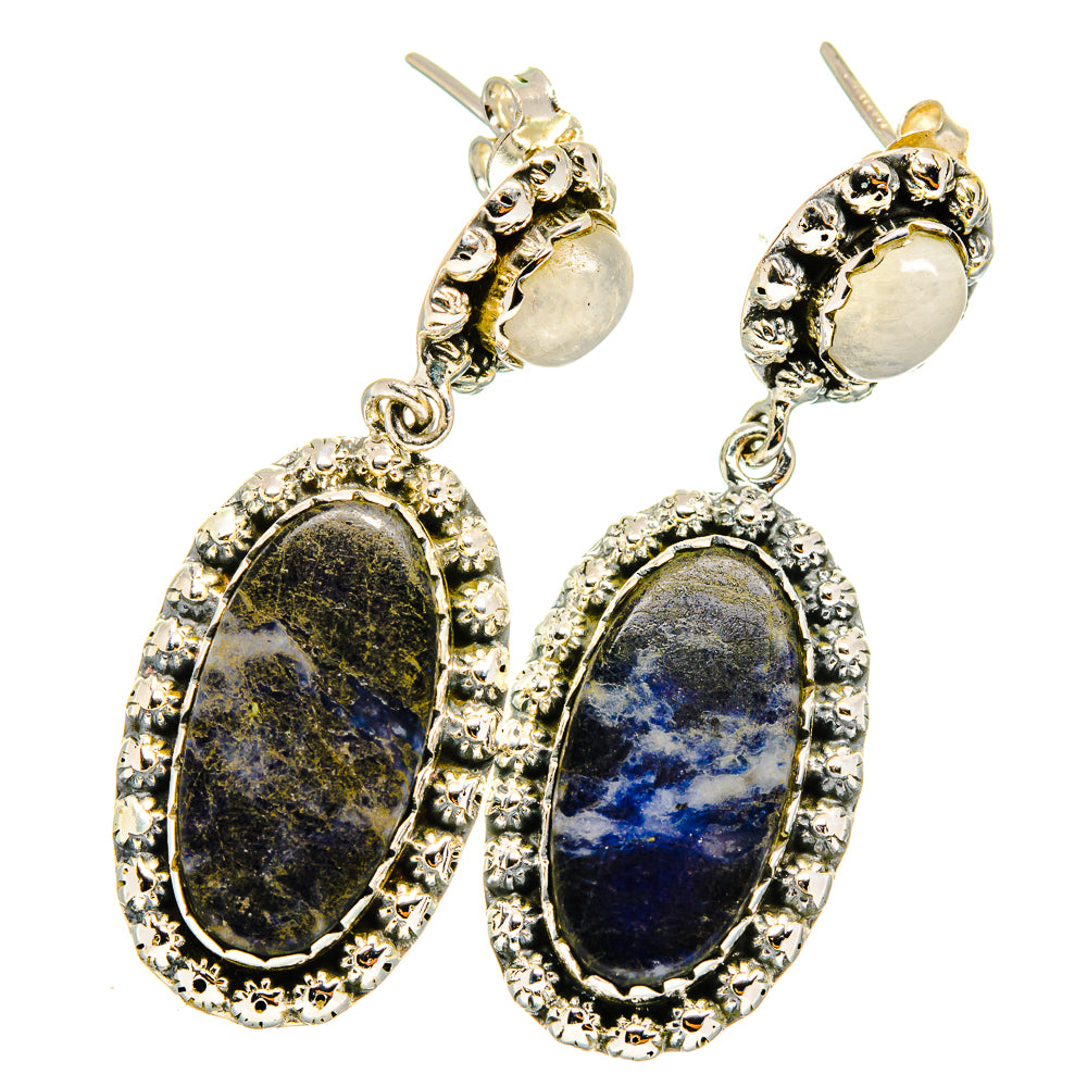 Sodalite Earrings handcrafted by Ana Silver Co - EARR421766