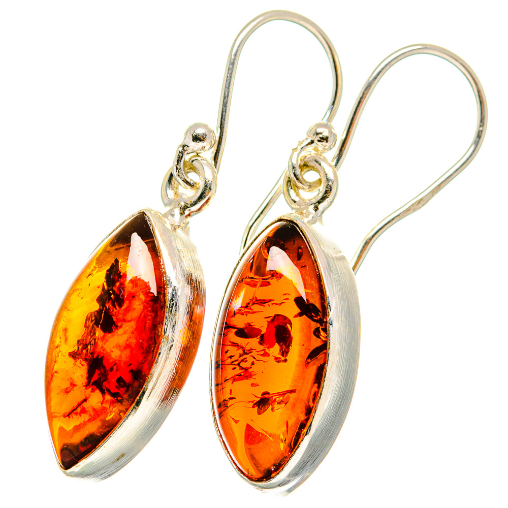 Baltic Amber Earrings handcrafted by Ana Silver Co - EARR421771