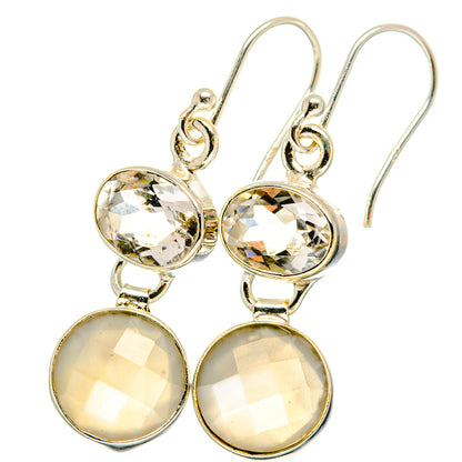 Moonstone Earrings handcrafted by Ana Silver Co - EARR421776