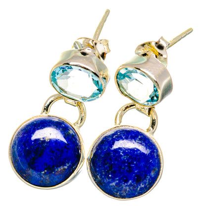 Lapis Lazuli Earrings handcrafted by Ana Silver Co - EARR421789