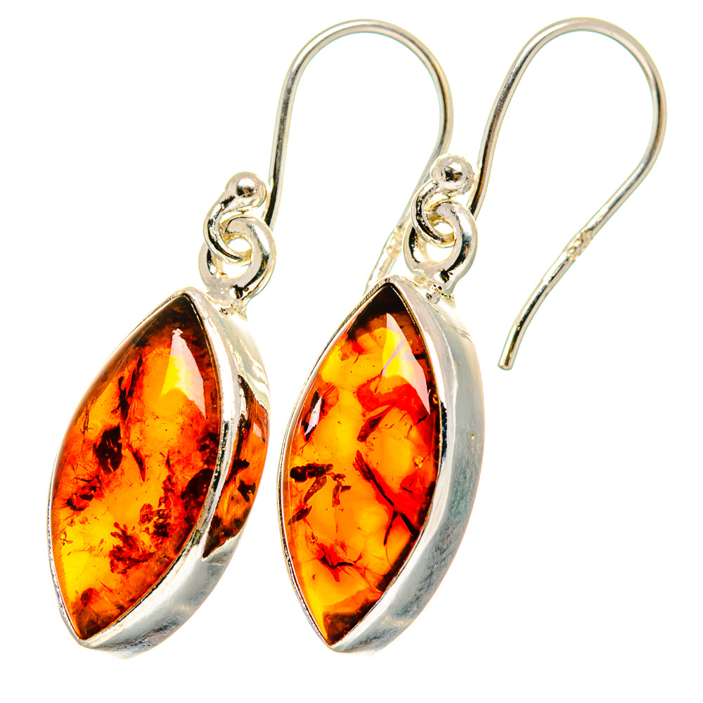 Baltic Amber Earrings handcrafted by Ana Silver Co - EARR421805