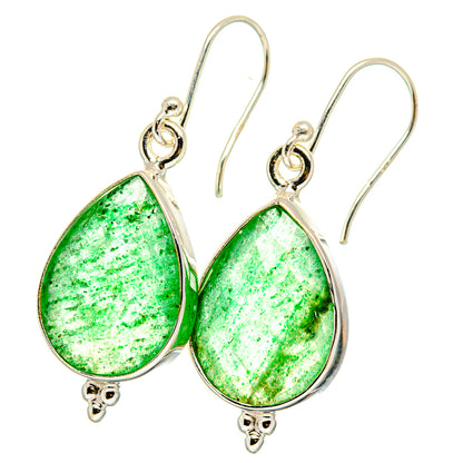 Green Aventurine Earrings handcrafted by Ana Silver Co - EARR421809