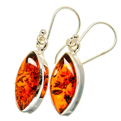 Baltic Amber Earrings handcrafted by Ana Silver Co - EARR421814