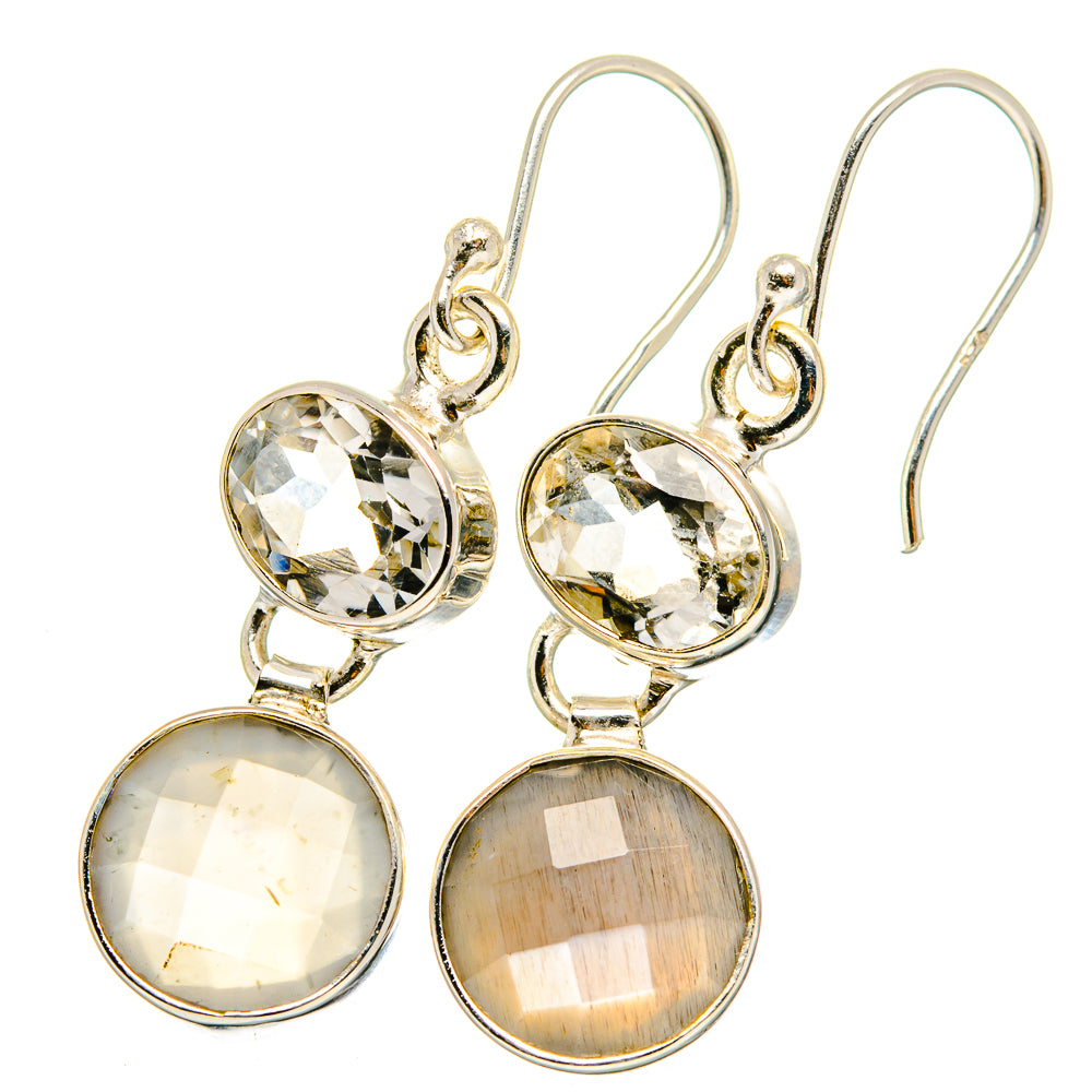 Moonstone Earrings handcrafted by Ana Silver Co - EARR421821