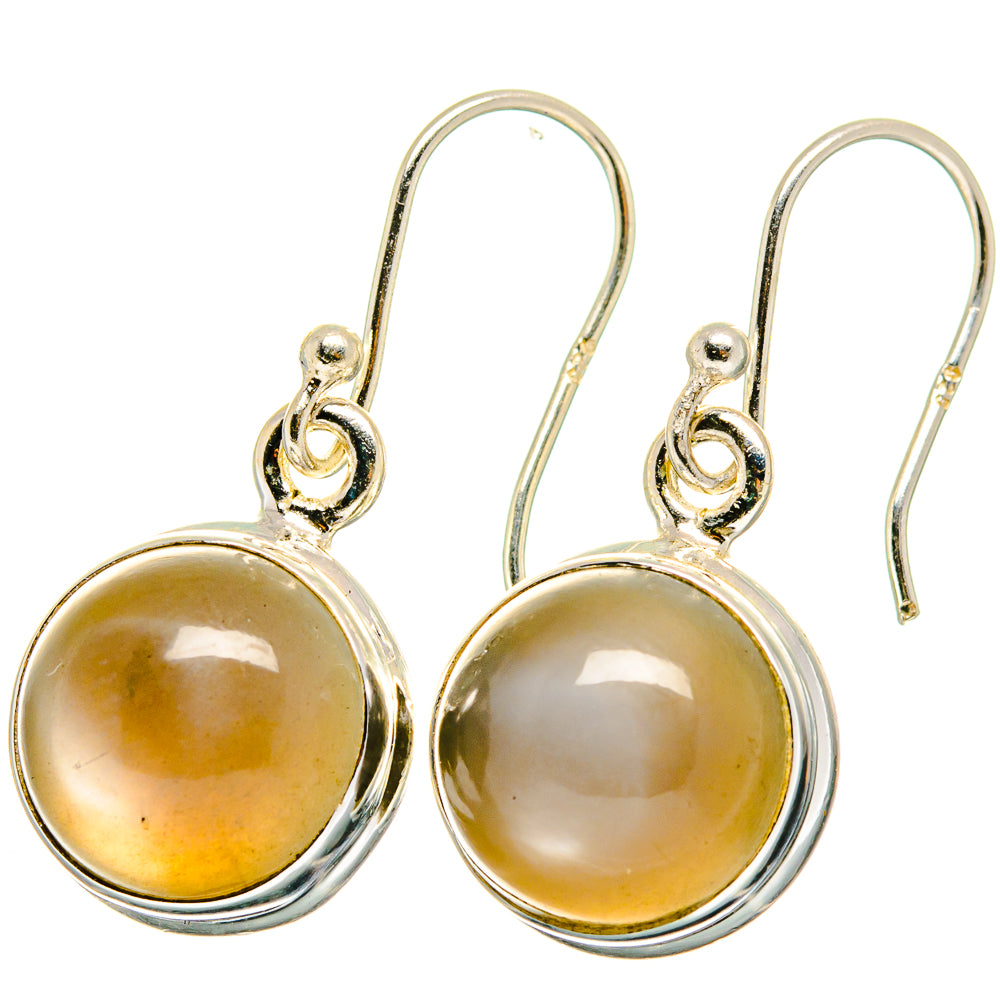 Moonstone Earrings handcrafted by Ana Silver Co - EARR421833