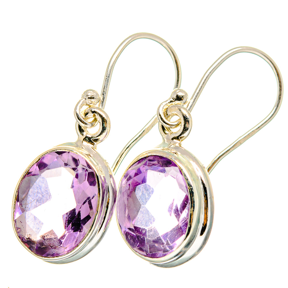 Amethyst Earrings handcrafted by Ana Silver Co - EARR421839