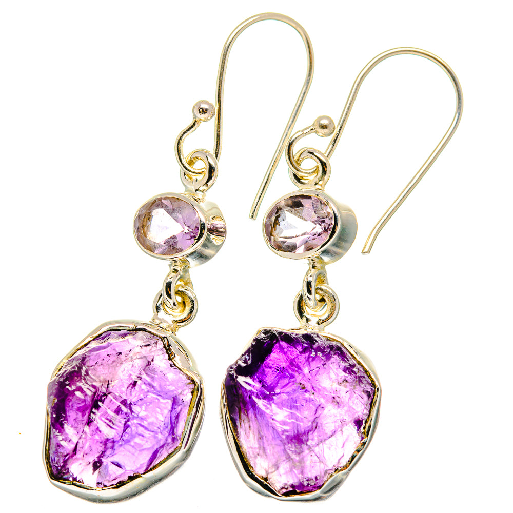 Amethyst Earrings handcrafted by Ana Silver Co - EARR421842