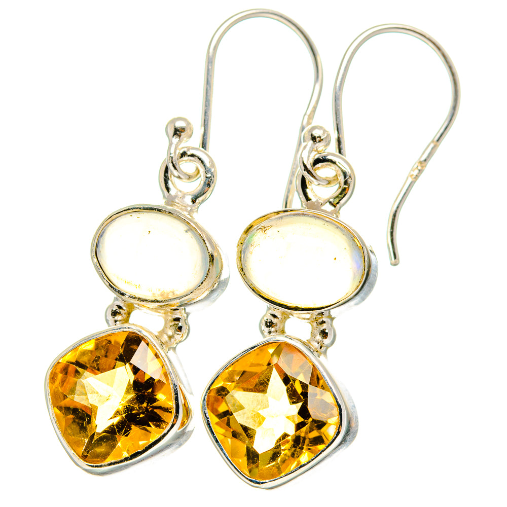Citrine Earrings handcrafted by Ana Silver Co - EARR421856
