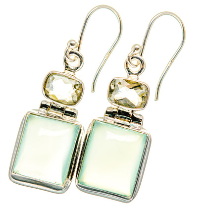 Aquamarine Earrings handcrafted by Ana Silver Co - EARR421860