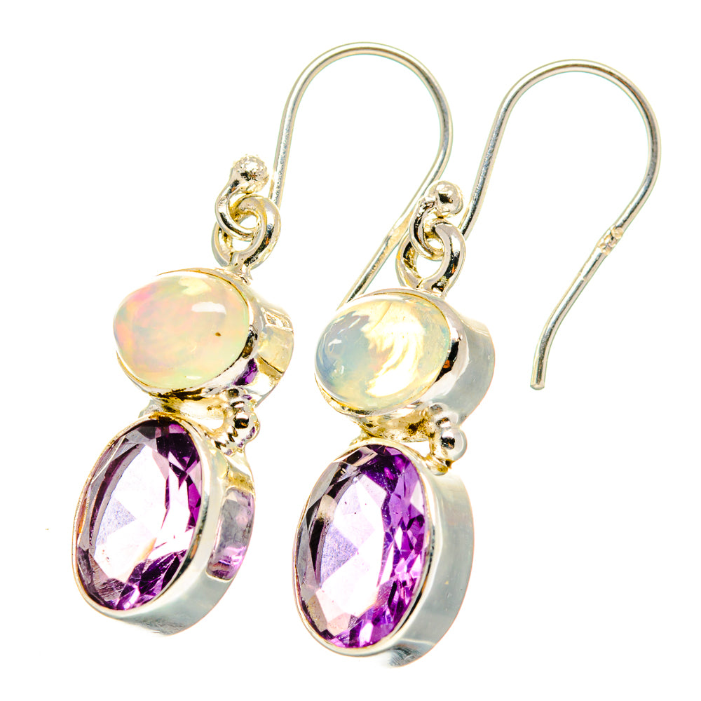 Amethyst Earrings handcrafted by Ana Silver Co - EARR421871