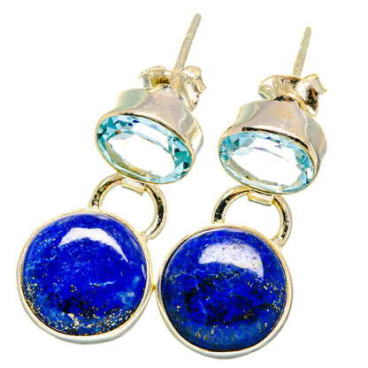Lapis Lazuli Earrings handcrafted by Ana Silver Co - EARR421872
