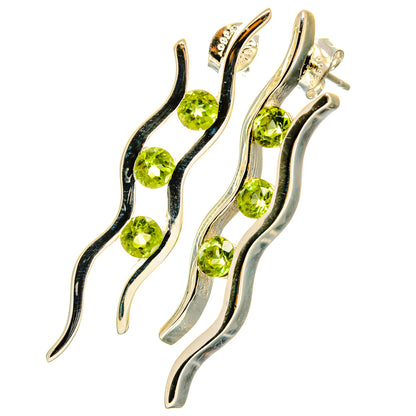 Peridot Earrings handcrafted by Ana Silver Co - EARR421881