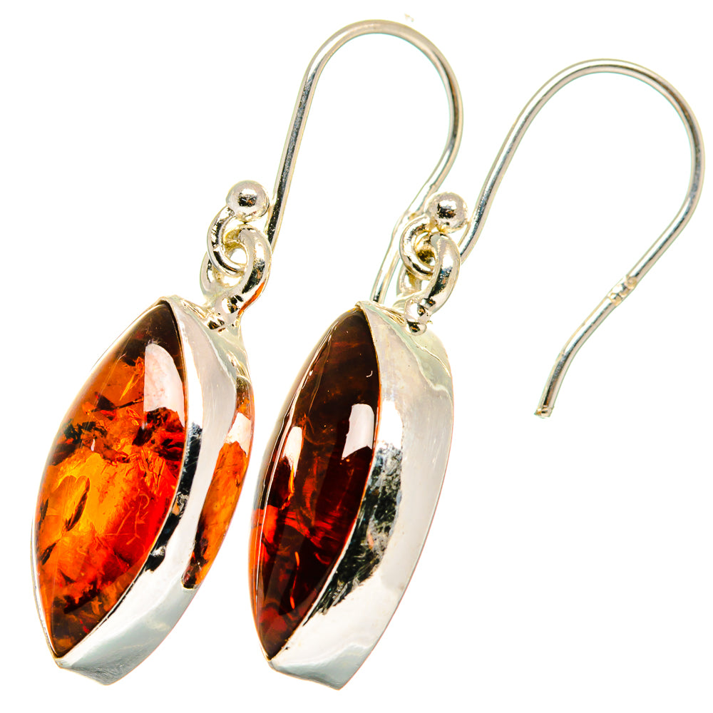Baltic Amber Earrings handcrafted by Ana Silver Co - EARR421882