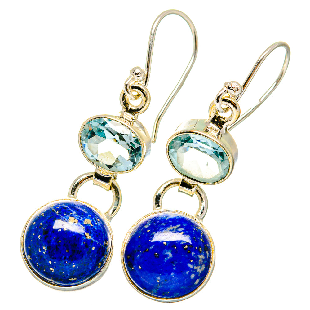 Lapis Lazuli Earrings handcrafted by Ana Silver Co - EARR421902