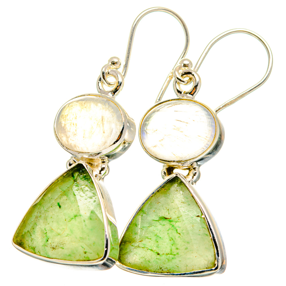Prehnite Earrings handcrafted by Ana Silver Co - EARR421906
