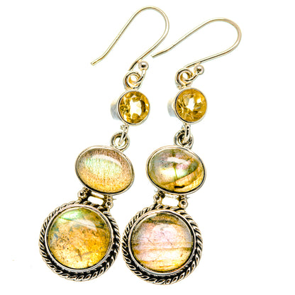 Labradorite Earrings handcrafted by Ana Silver Co - EARR421907
