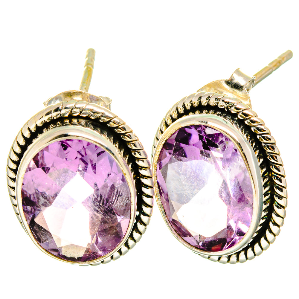 Amethyst Earrings handcrafted by Ana Silver Co - EARR421912