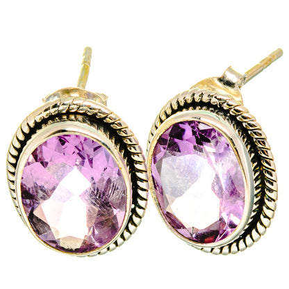 Amethyst Earrings handcrafted by Ana Silver Co - EARR421912