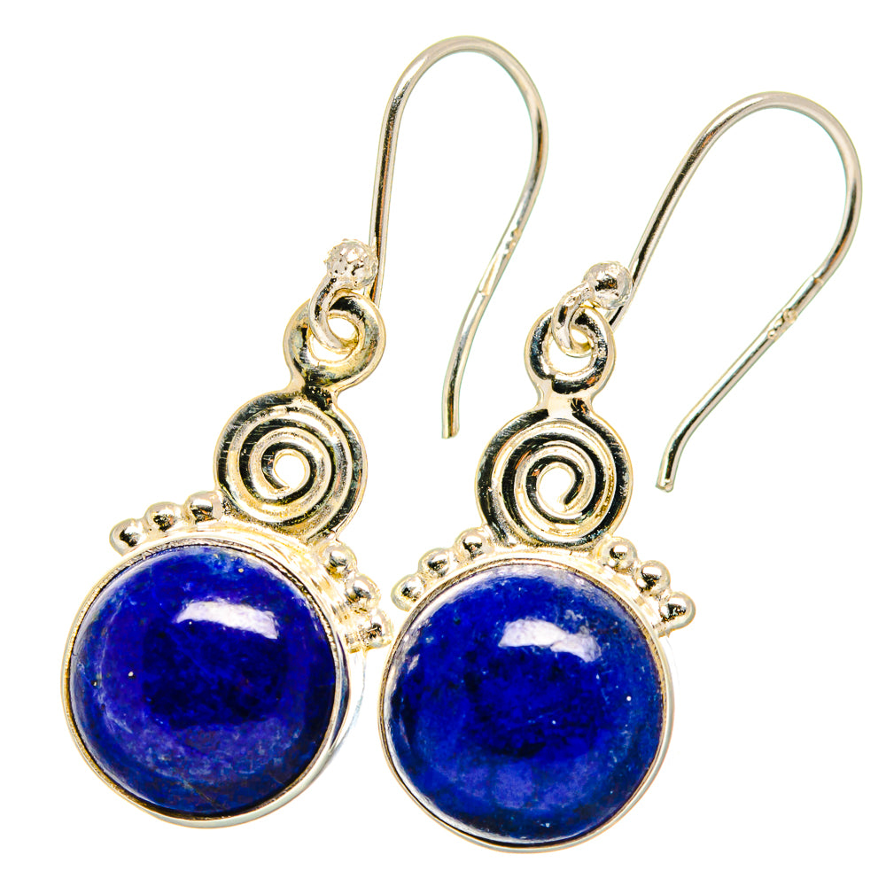 Lapis Lazuli Earrings handcrafted by Ana Silver Co - EARR421913
