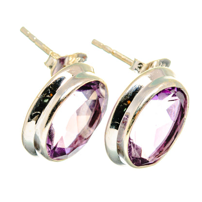 Amethyst Earrings handcrafted by Ana Silver Co - EARR421914
