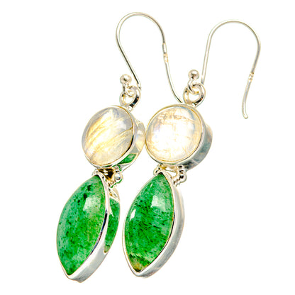 Green Aventurine Earrings handcrafted by Ana Silver Co - EARR421917