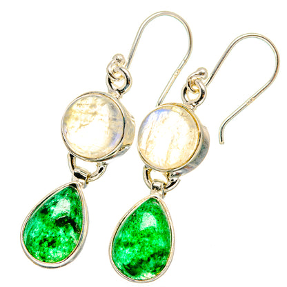 Green Aventurine Earrings handcrafted by Ana Silver Co - EARR421923